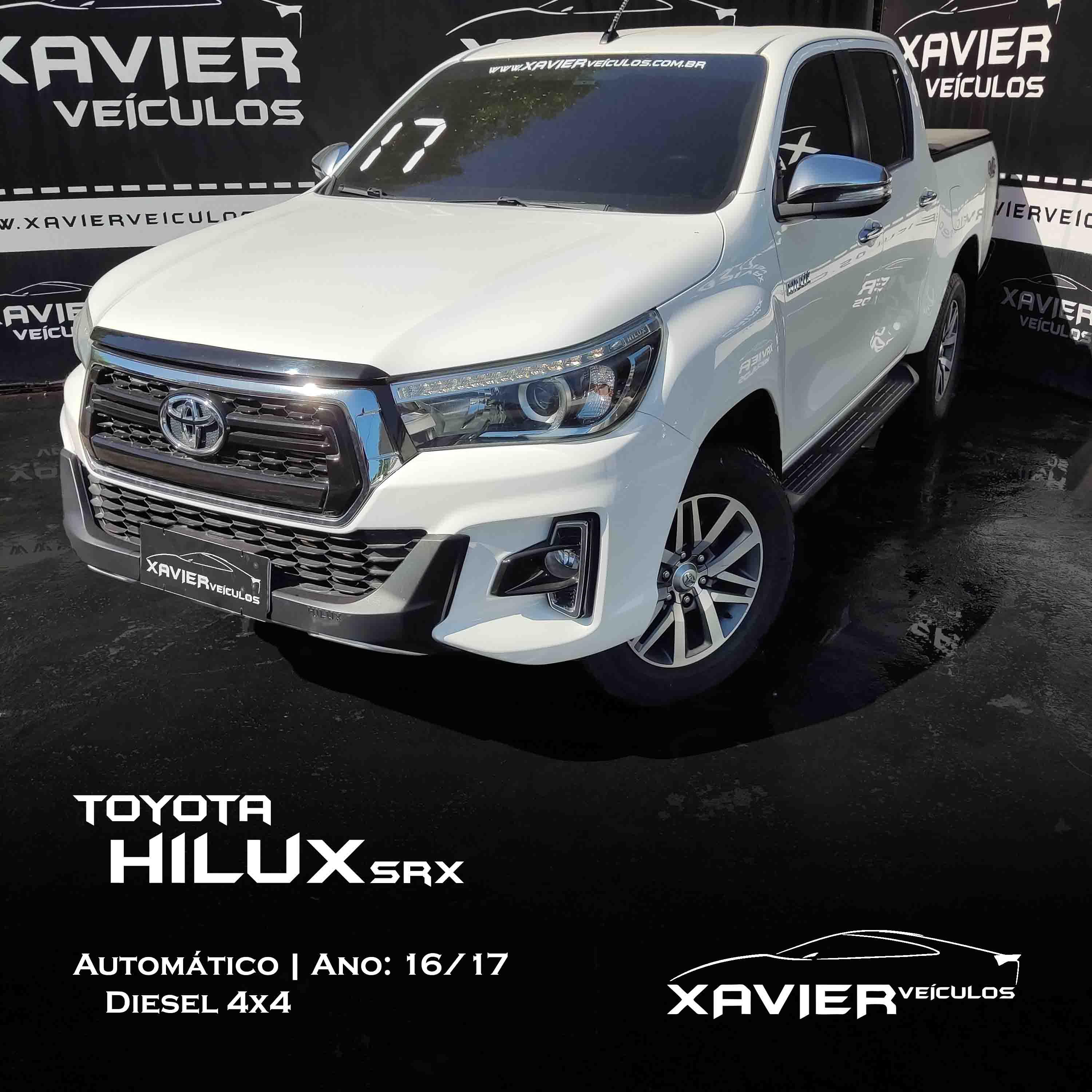Toyota Hilux Cabine Dupla – 2017 – Branco