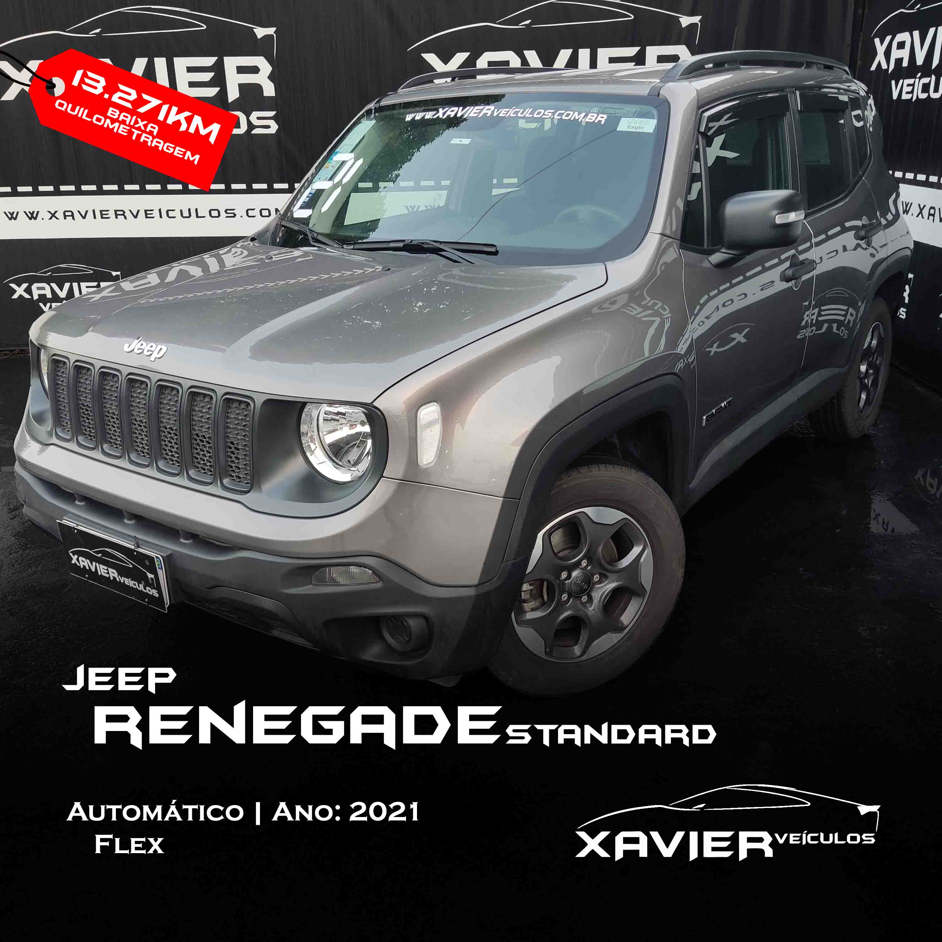 Jeep Renegade – 2021 – Cinza