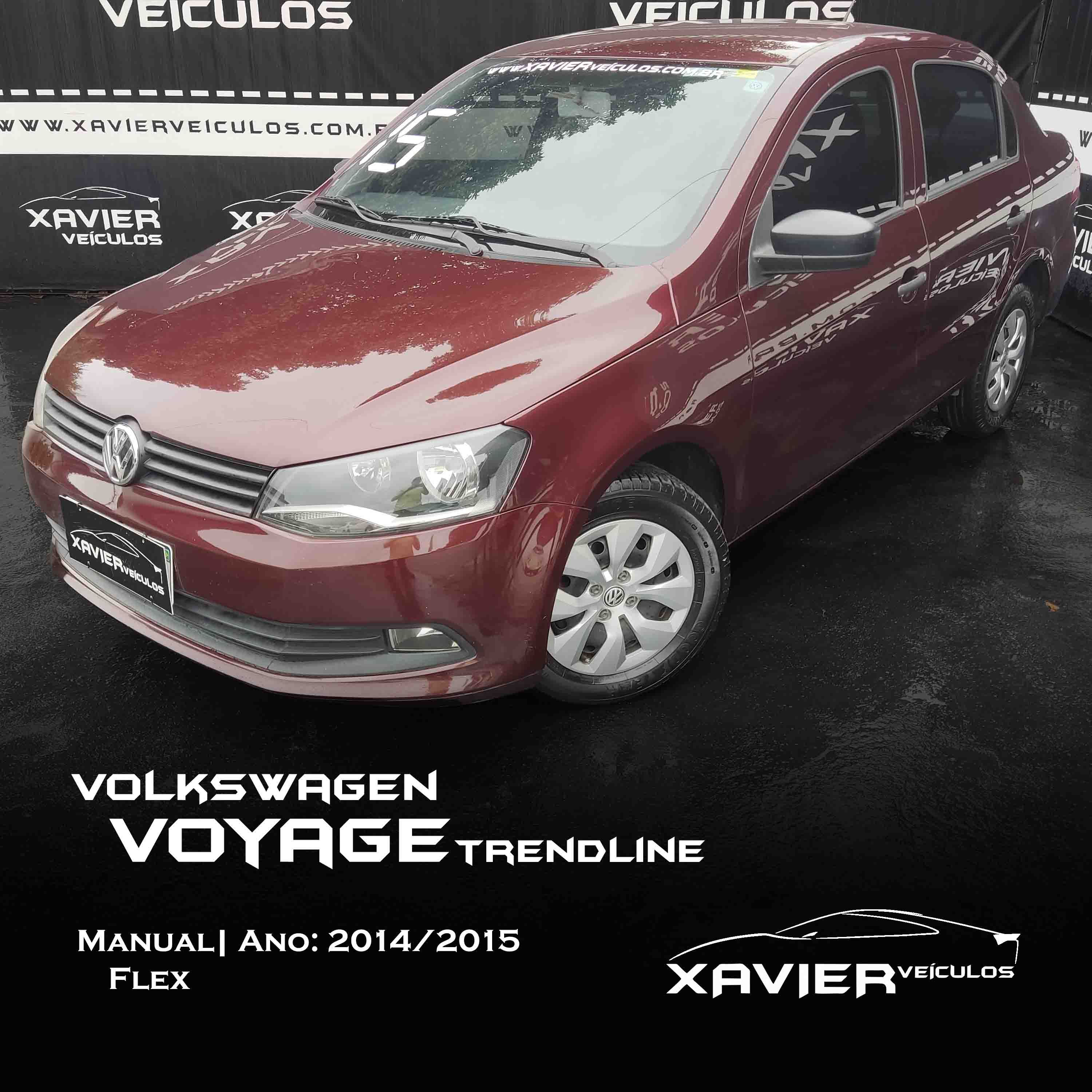 Volkswagen Voyage – 2015 – Vinho